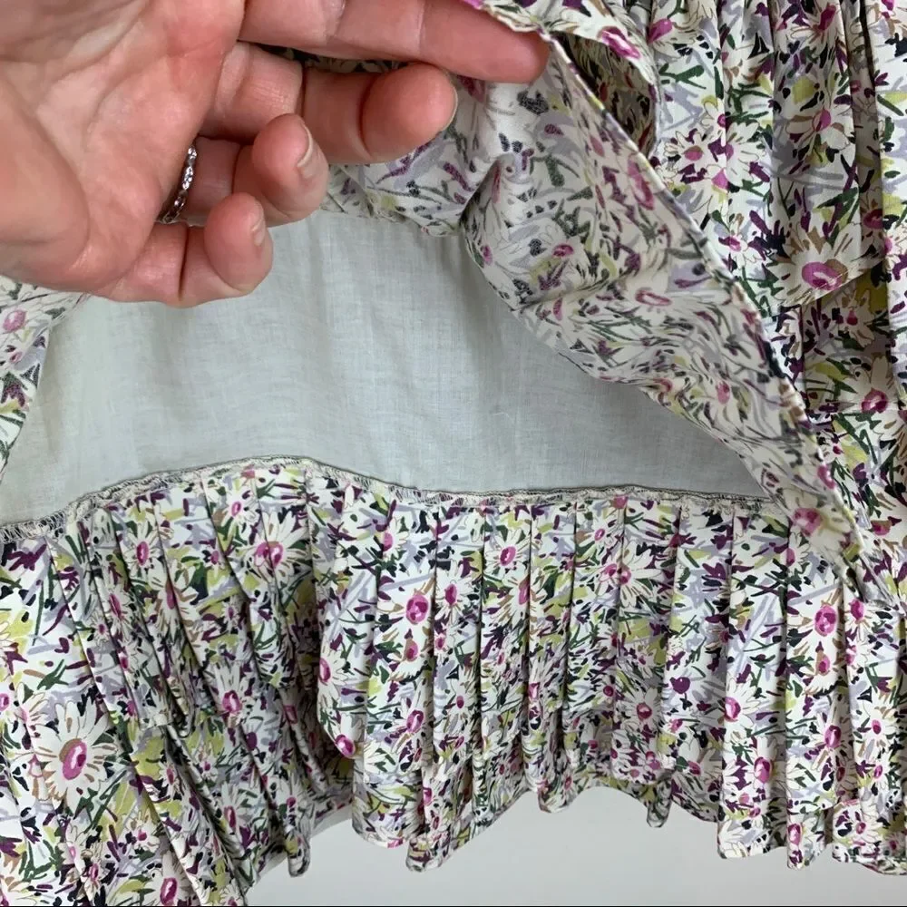 J.Crew Liberty of‎ London Daisy Day Dress Strapless